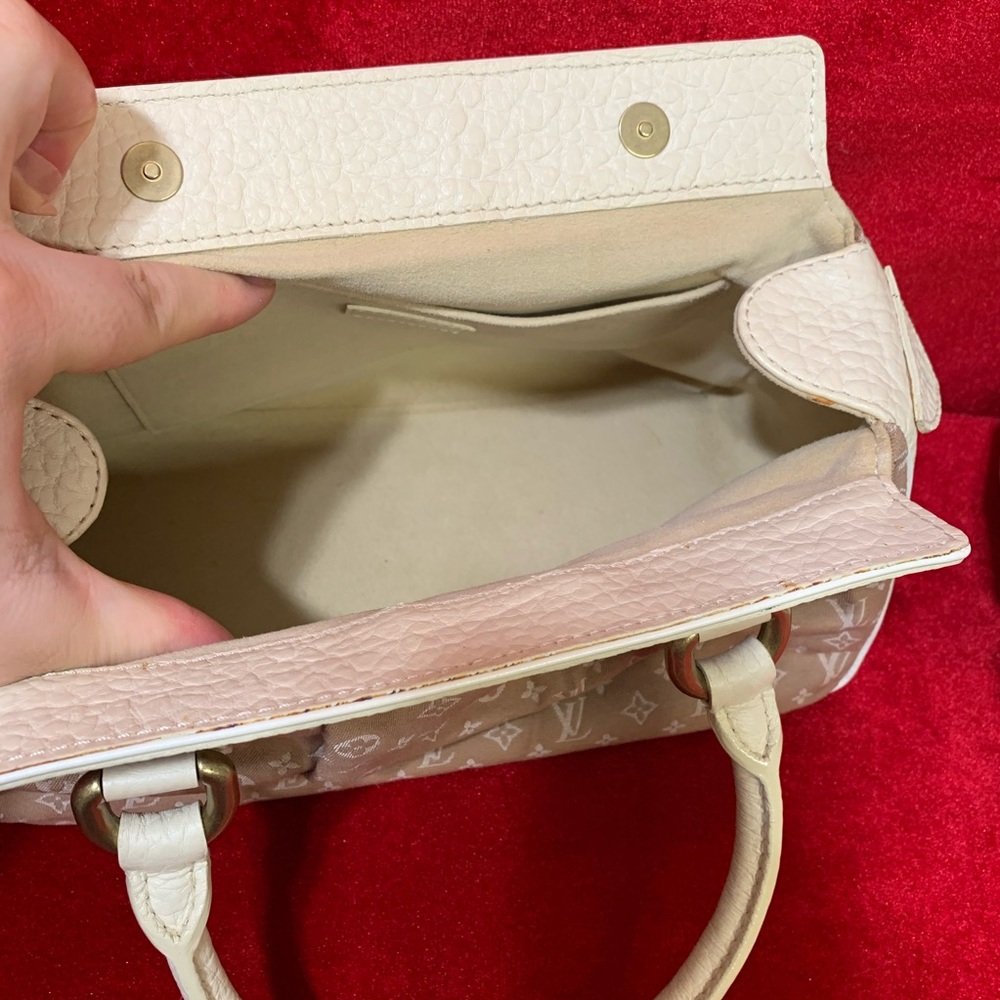 Louis Vuitton Trapeze Pm Camel Mini Lin Hobo Bag - Picture 11 of 15